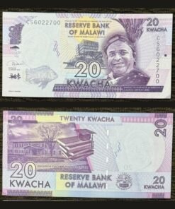 Malawi 20 Kwacha Banknote UNC 2020 Inkosi Ya Makhosi M'mbelwa II Machinga Teachers College RARE