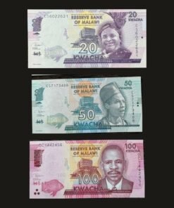 Malawi Heroes Banknote Set of 3 UNC