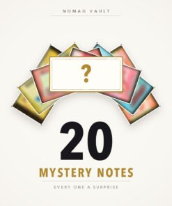 Mystery Pack 20 Uncirculated World Banknotes Surprise Currency Collection Gift