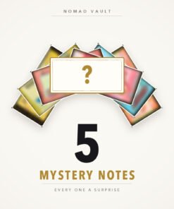 Mystery Pack 5 Uncirculated World Banknotes Surprise Currency Collection Gift
