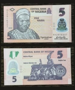 Nigeria 5 Naira Polymer Banknote UNC Tafawa Balewa Nkwa Dancers RARE