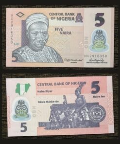 Nigeria 5 Naira Polymer Banknote UNC Tafawa Balewa Nkwa Dancers RARE