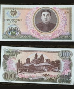 North Korea 100 Won Banknote 1978 UNC Condition Kim Il-sung & Mangyongdae Birthplace RARE
