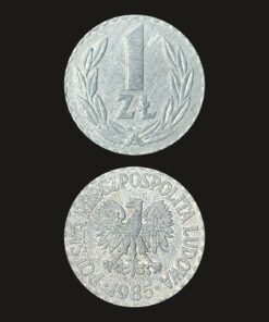 Poland 1 Złoty 1985 Aluminium Coin People's Republic Eagle