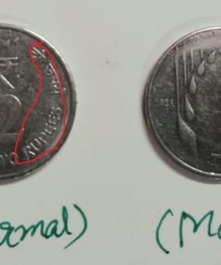 Rs.-2 ( Star ) Hyderabad Mule coin, extremely rare and scarce (UNC Condition) [ RS- 24999/- ]
