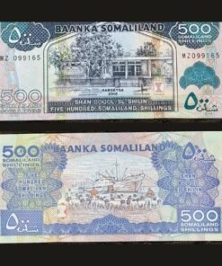 Somaliland 500 Shillings Banknote 2016 UNC Bank Building Livestock Ship RARE