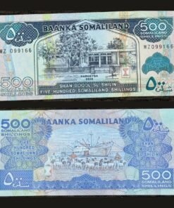 Somaliland 500 Shillings Banknote 2016 UNC Bank Building Livestock Ship RARE