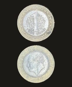 Turkey 1 Lira Bimetallic Coin Atatürk