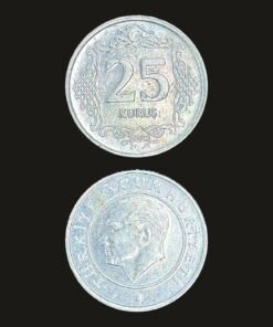 Turkey 25 Kuruş Coin Atatürk