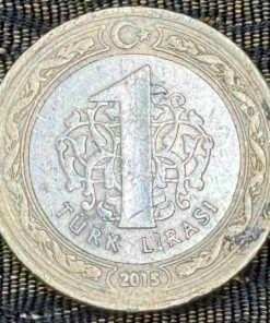 Turkey (Türkiye) 1 Lira (Bimetallic, Mustafa Kemal Atatürk) Coin
