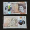 UK 10 Pounds Banknote 2017 Polymer Queen Elizabeth II Jane Austen RARE