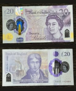 UK 20 Pounds Banknote 2020 Polymer UNC Condition Queen Elizabeth II J.M.W. Turner RARE