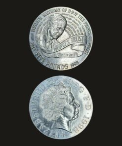 United Kingdom 5 Pounds 1998 Crown Coin Prince of Wales 50th Birthday Prince's Trust
