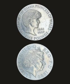 United Kingdom 5 Pounds 1999 Crown Coin Diana Princess of Wales Memorial Copper-Nickel