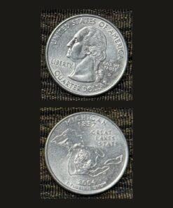 United States Quarter Dollar (Michigan Great Lakes State) (America, USA) Coin