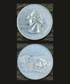 United States Quarter Dollar (North Dakota Bison) (America, USA) Coin