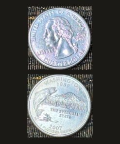 United States Quarter Dollar (Washington The Evergreen State) (America, USA) Coin