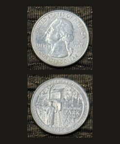 United States Quarter Dollar (Weir Farm National Park for Art) (America, USA) Coin