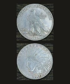 United States 10 Dollars Coin 1907 Indian Head Eagle Liberty Novelty Replica RARE