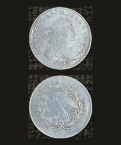 United States 1 Dollar Coin 1798 Draped Bust Small Eagle Tribute Replica RARE