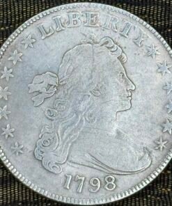 United States of America Draped Bust Silver Dollar Coin 1798 (REPLICA)
