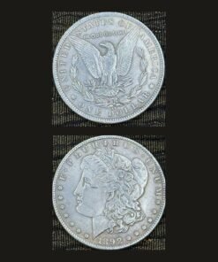 United States 1 Dollar Coin 1892 CC Carson City Morgan Dollar Tribute Replica RARE