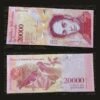 Venezuela 20000 Bolivares Banknote 2017 UNC Condition Simon Bolivar & Red Siskin Birds RARE
