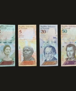Venezuela Wildlife Banknote Set of 4 UNC