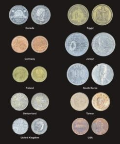 World Coin Collection 10 Coins from 10 Different Countries