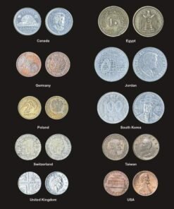 World Coin Collection 10 Coins from 10 Different Countries