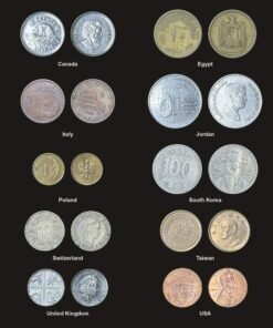 World Coin Collection 10 Coins from 10 Different Countries