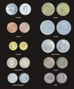 World Coin Collection 10 Coins from 10 Different Countries