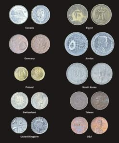 World Coin Collection 10 Coins from 10 Different Countries