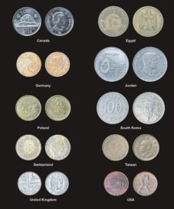 World Coin Collection 10 Coins from 10 Different Countries