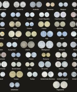 World Coin Collection 50 Coins from 50 Different Countries