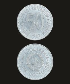Yugoslavia 50 Dinara Coin SFR State Emblem