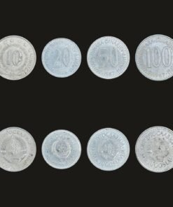 Yugoslavia Coin Set of 4 (10, 20, 50 and 100 Dinara)
