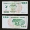Zimbabwe 100 Million Dollars Bearer Cheque 2008 Hyperinflation Grain Processing RARE