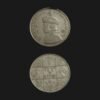 Bhutan 1/2 Rupee Nickel Coin Jigme Dorji Wangchuck Raven Crown Eight Auspicious Symbols RARE
