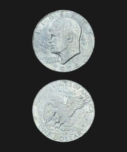 USA 1 Dollar Coin 1974 D Eisenhower Dollar Apollo 11 Eagle Moon Landing RARE
