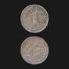 Germany 1 Pfennig Coin 1970 Oak Seedling Copper Plated Steel