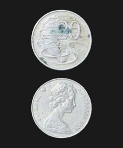 Australia 20 Cents 1978 Cupronickel Coin Queen Elizabeth II Platypus Vintage