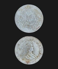 United States 1 Dollar Coin 1796 Draped Bust Small Eagle Stamped COPY Replica RARE