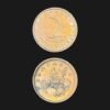 Bulgaria 2 Stotinki Coin 2000 Madara Rider Horseman Brass Plated Steel RARE