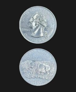United States Quarter Dollar (North Dakota Bison) (America, USA) Coin