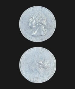 United States Quarter Dollar (Texas Lone Star Outline) (America, USA) Coin