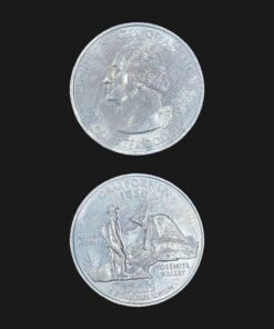 United States Quarter Dollar (California Yosemite Valley) (America, USA) Coin