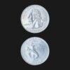 United States Quarter Dollar (Wyoming The Equality State) (America, USA) Coin