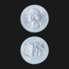 United States Quarter Dollar (Harpers Ferry John Brown's Fort) (America, USA) Coin
