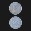 Yugoslavia 100 Dinara Coin 1989 SFR Yugoslavia Square Emblem Geometric Design RARE
